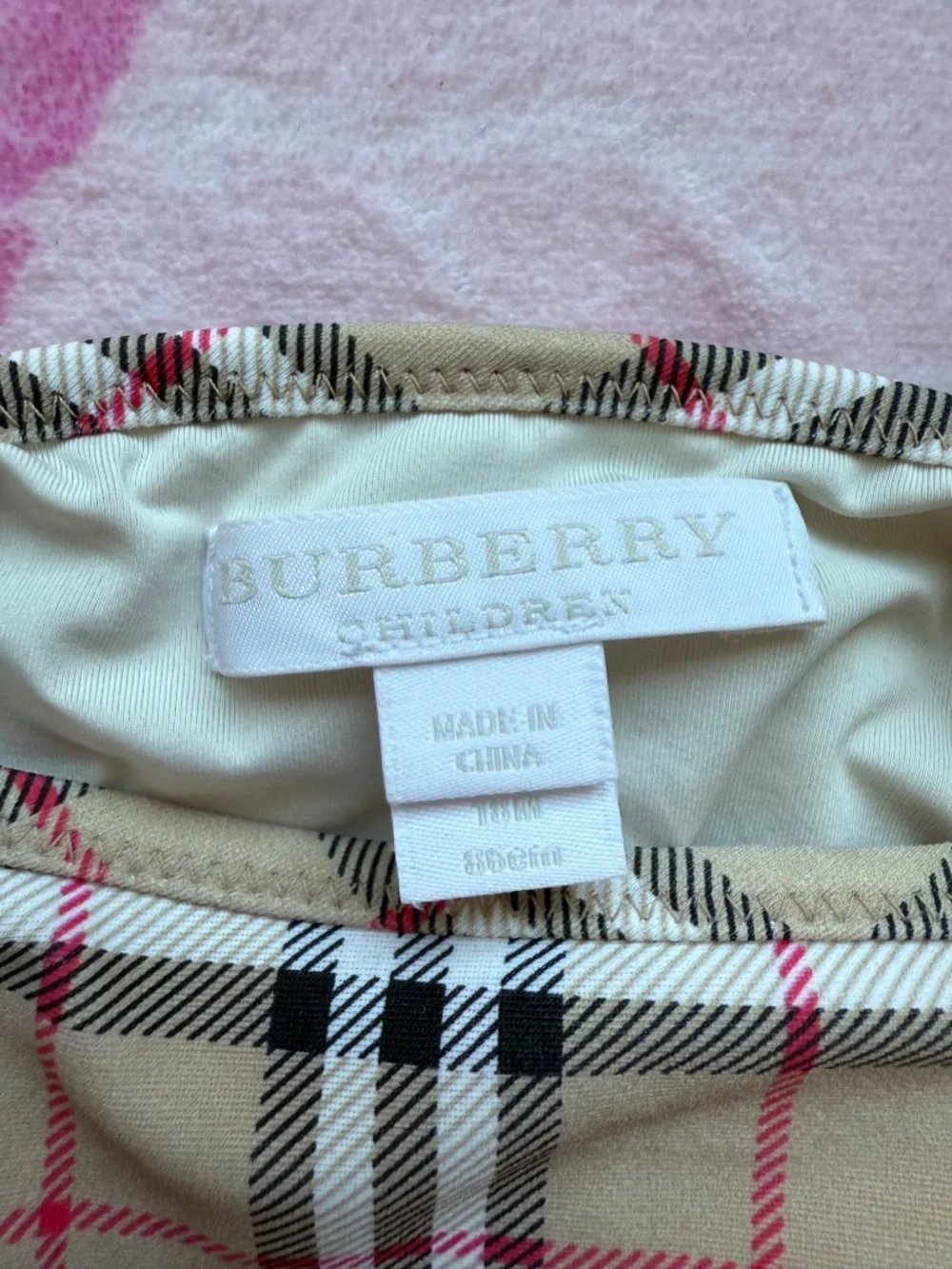 Authentic Burberry Baby/Toddler swimsuit